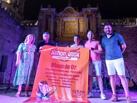 <p> Presentaci&oacute;n del Festival Jam&oacute;n Rock de Hinojosa del Duque. - AYUNTAMIENTO DE HINOJOSA DEL DUQUE </p>