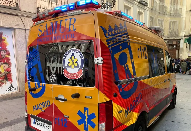 <p> Archivo - Una de las dotaciones de Samur Protecci&oacute;n-Civil. - EUROPA PRESS - Archivo </p>