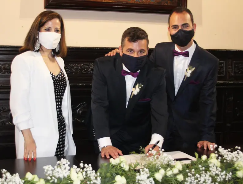 <p> Archivo - Una boda ante notario. - COLEGIO NOTARIAL DE VALENCIA - Archivo </p>