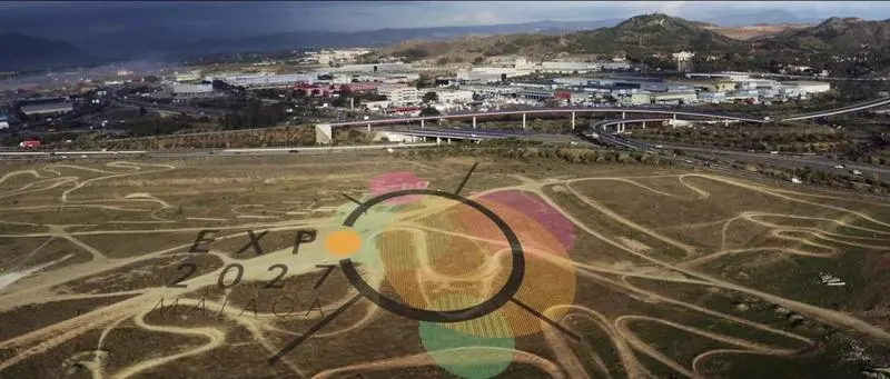 <p> Imagen de un v&iacute;deo proyectado sobre la Expo 2027 - AYUNTAMIENTO - Europa Press </p>