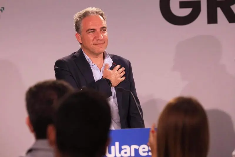 <p> El consejero de Presidencia de la Junta de Andaluc&iacute;a, presidente del PP de M&aacute;laga y coordinador general del PP, El&iacute;as Bendodo, durante la reuni&oacute;n del Comit&eacute; Ejecutivo y la Junta Directiva del PP malague&ntilde;o en el parador M&aacute;laga Golf, a 7 de julio de 2022 en - &Aacute;lex Zea - Europa Press </p>