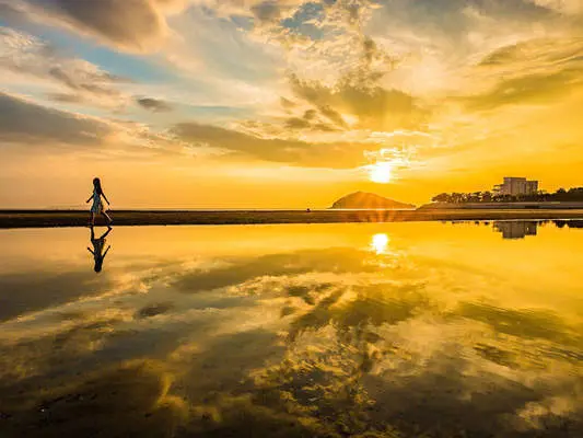 <p> Playa de Chichibugahama en Jap&oacute;n </p>