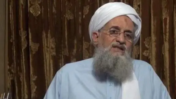 <p> El l&iacute;der de la banda terrorista Al-Qaeda, Ayman al Zawahiri </p>