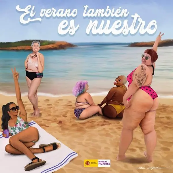 <p> Cartel de la campa&ntilde;a 'El verano tambi&eacute;n es nuestro' del Instituto de las Mujeres. - MINISTERIO DE IGUALDAD </p>