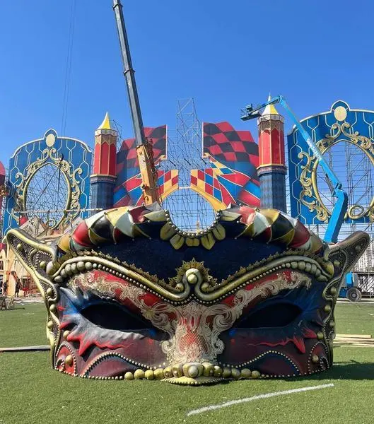 <p> Imagen de la cabecera del escenario principal del Medusa 2022 en imagen de archivo </p>