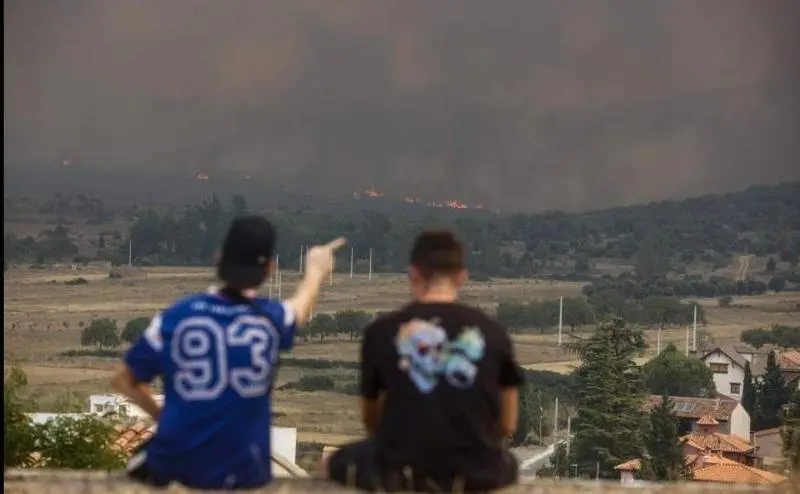 <p> Incendio de Bej&iacute;s </p>