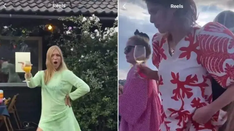 <p> Mujeres finlandesas bailando en apoyo a Sanna Marin </p>