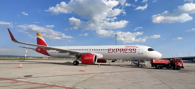 <p> Avi&oacute;n de Iberia Express </p>