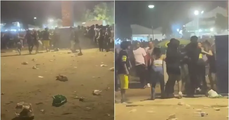 <p> Im&aacute;genes de los disturbios en las Fiestas de Alcal&aacute; de Henares </p>