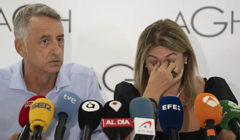 <p> Marisol Bur&oacute;n, madre de Marta Calvo, comparece en rueda de prensa tras la sentencia de la Audiencia Provincial de Valencia que ha condenado a penas que suman 159 a&ntilde;os y 11 meses de prisi&oacute;n a Jorge Ignacio P.J. - JORGE GIL/EUROPA PRESS </p>