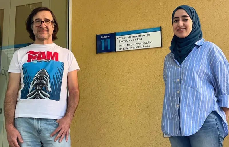 <p> Pablo G&oacute;mez del Arco y Fadoua el Abdellaoui Soussi IIER - ISCIII </p>