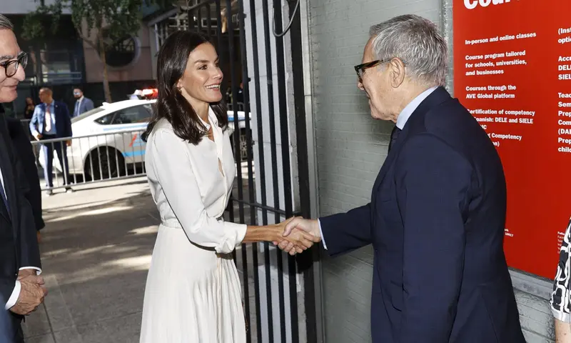 <p> La reina Letizia preside un encuentro de la AECC con cient&iacute;ficos espa&ntilde;oles en EEUU - CASA REAL </p>