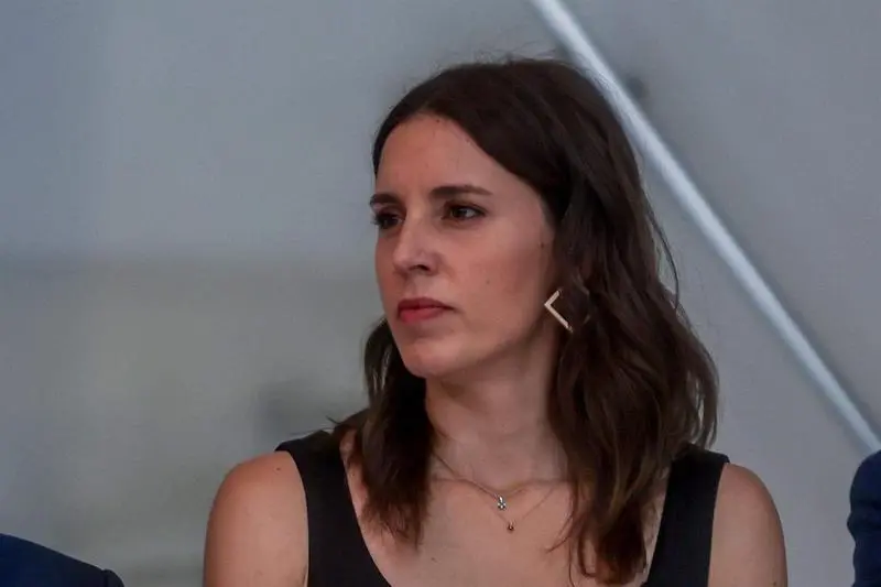 <p> La ministra de Igualdad, Irene Montero, durante la inauguraci&oacute;n de la exposici&oacute;n Clara Campoamor Rodr&iacute;guez, mujer y ciudadana </p>