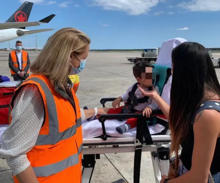 <p> Mateo parte hacia Espa&ntilde;a. @Marotoreyes </p>