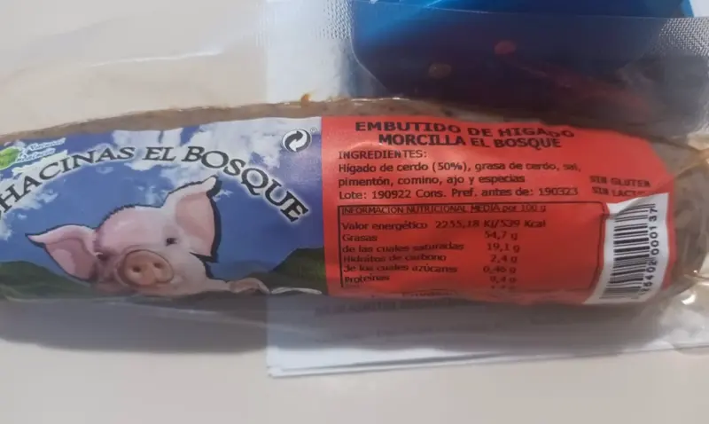 <p> Producto del lote reritado. - JUNTA DE ANDALUC&Iacute;A </p>