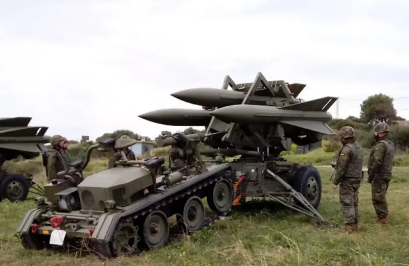 <p> Misiles Hawk del ejercito espa&ntilde;ol </p>