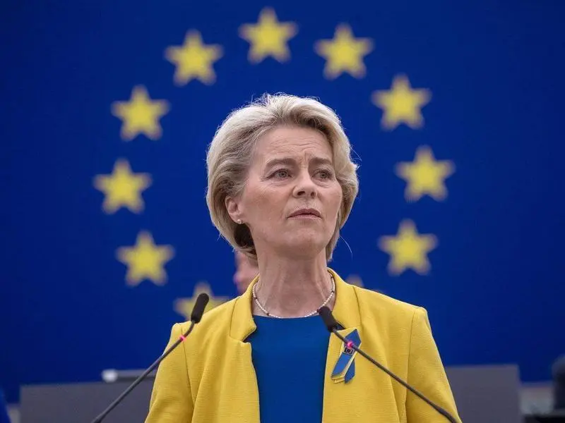 <p> &Uacute;rsula Von der Leyen, presidenta de la Comisi&oacute;n Europea </p>