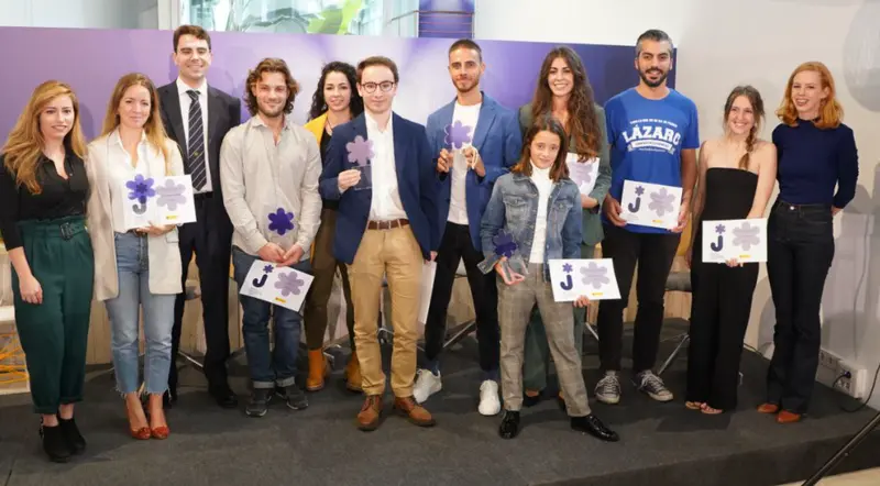 <p> In&eacute;s Rosado recibe el reconocimiento </p>