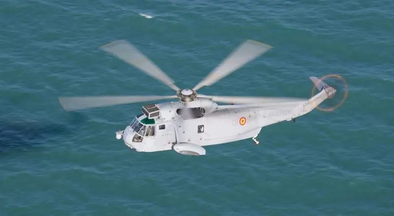 <p> Helic&oacute;ptero SH-3D de la Armada </p>