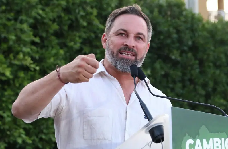 <p> Archivo - El presidente de Vox, Santiago Abascal, en un acto de campa&ntilde;a para los comicios auton&oacute;micos del pr&oacute;ximo d&iacute;a 19 a 14 de junio 2020 en El Ejido (Andaluc&iacute;a, Almer&iacute;a) - Rafael Gonz&aacute;lez - Europa Press - Archivo </p>