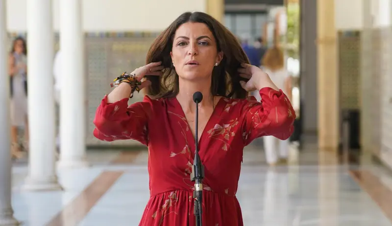 <p> Archivo - La exportavoz del grupo parlamentario Vox, Macarena Olona - Eduardo Briones - Europa Press - Archivo </p>