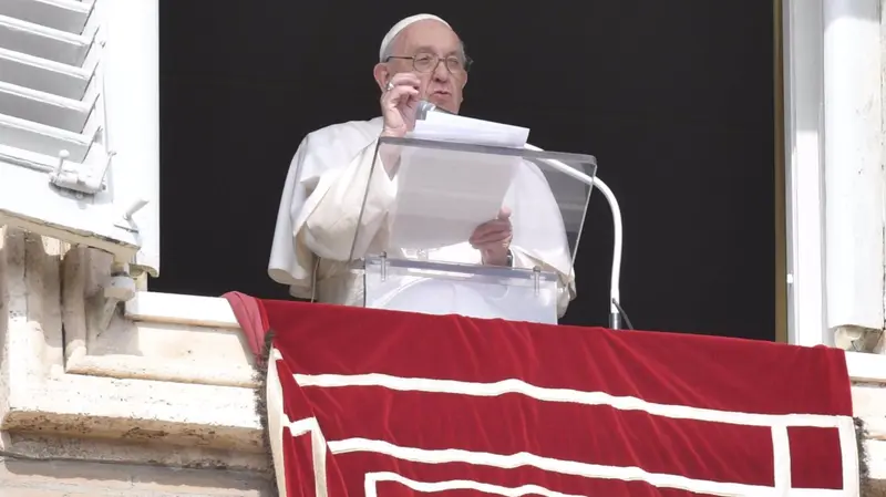<p> El Papa Francisco durante el &aacute;ngelus del domingo 23 de octubre de 2022. - VATICAN NEWS </p>
