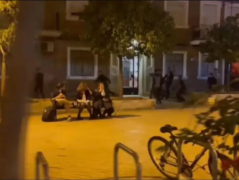 <p> Captura del video de los incidentes donde Jes&uacute;s falleci&oacute; </p>