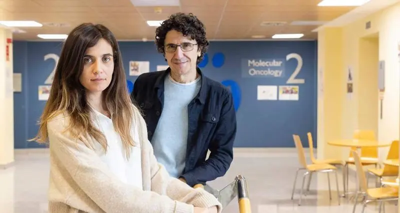 <p> Marcos Malumbres y Carolina Villarroya, investigadores del CNIO y autores l&iacute;deres </p>