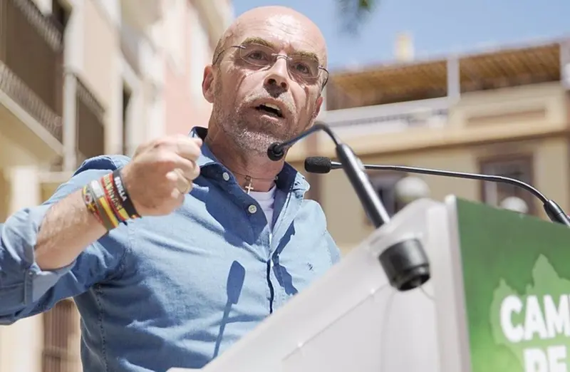 <p> Archivo - El vicepresidente y eurodiputado de Vox, Jorge Buxad&eacute;, en una imagen de archivo - VOX - Archivo </p>