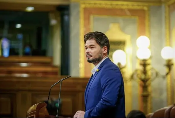  El portavoz de ERC, Gabriel Rufi&aacute;n<br>Fuente: Instagram 
