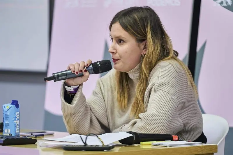  La portavoz adjunta de Unidas Podemos en la Asamblea de Madrid, Alejandra Jacinto 