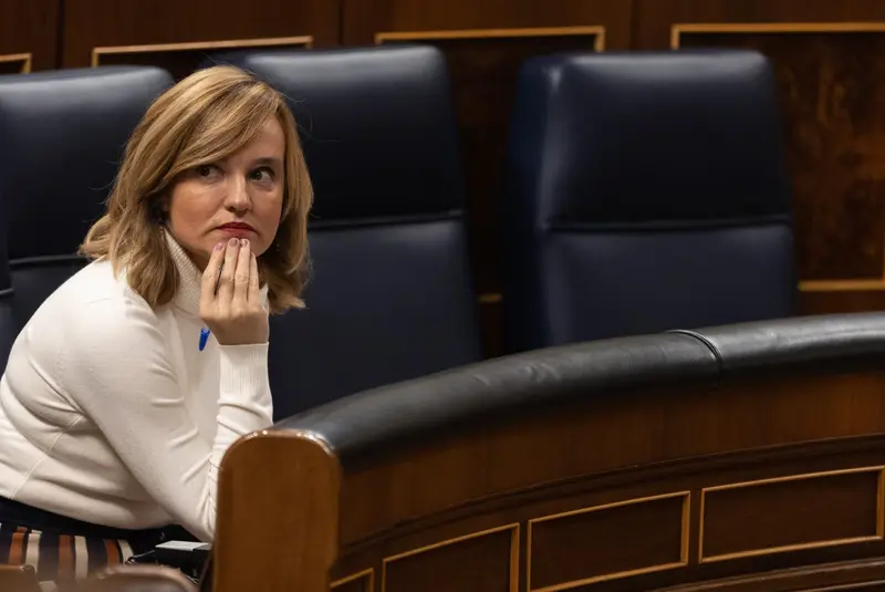  La ministra de Educaci&oacute;n y portavoz de la direcci&oacute;n del PSOE, Pilar Alegr&iacute;a, en una sesi&oacute;n plenaria en el Congreso de los Diputados, a 23 de noviembre de 2022, en Madrid (Espa&ntilde;a). - Eduardo Parra - Europa Press 