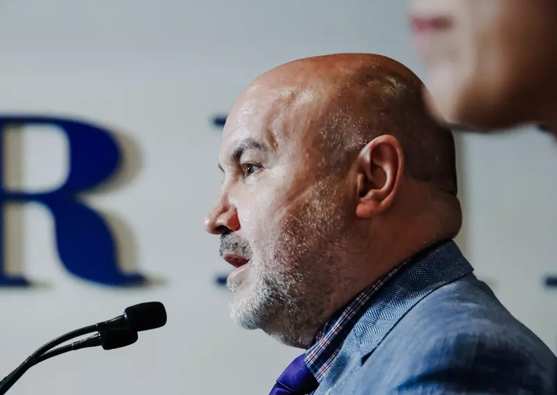  Archivo - El presidente de CERMI, Luis Cayo P&eacute;rez Bueno, realiza declaraciones tras el encuentro de la plataforma con el presidente del Partido Popular, a 9 de junio de 2022, en Madrid (Espa&ntilde;a). - Carlos Luj&aacute;n - Europa Press - Archivo 