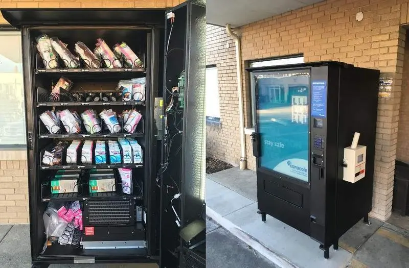  M&aacute;quina expendedora con material para la prevenci&oacute;n de sobredosis en Cincinnatti 