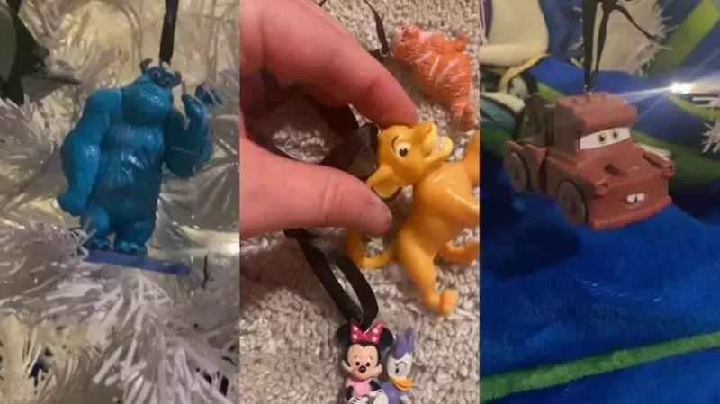  Los juguetes del happy meal como adornos 