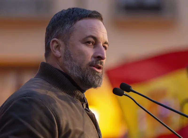  El l&iacute;der de Vox, Santiago Abascal. - Carlos Mateo - Europa Press 