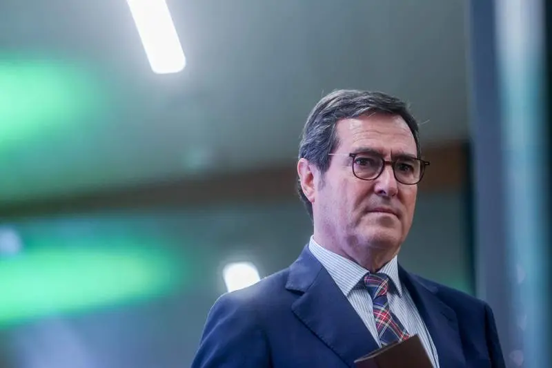  El presidente de la CEOE, Antonio Garamendi, en una imagen de archivo 