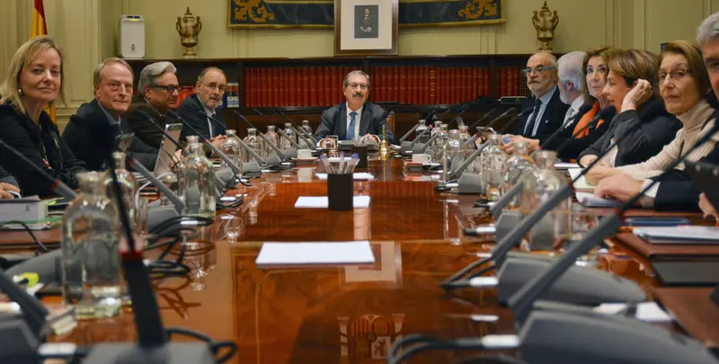  Pleno extraordinario del Consejo General del Poder Judicial (CGPJ) para votar a sus dos candidatos al Tribunal Constitucional (TC). - CGPJ 