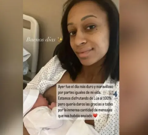  Publicaci&oacute;n en la que la atleta anuncia la noticia APELETEIROB 