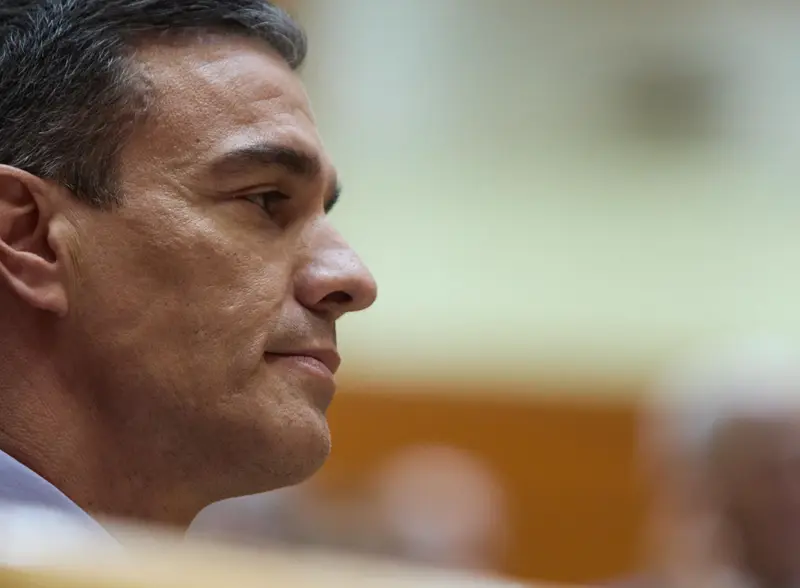  El presidente del Gobierno, Pedro S&aacute;nchez, durante una sesi&oacute;n de control al Gobierno en el Senado, a 21 de diciembre de 2022, en Madrid (Espa&ntilde;a). - Jes&uacute;s Hell&iacute;n - Europa Press 
