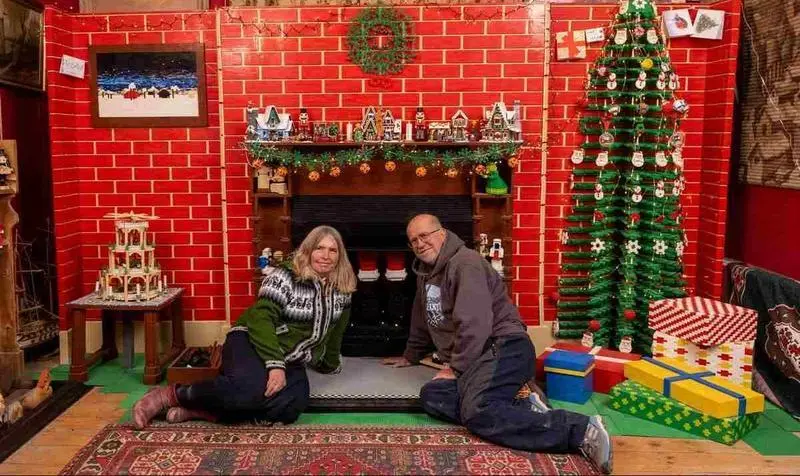  La pareja de constructores LEGO 