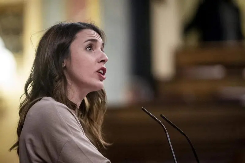  La ministra de Igualdad, Irene Montero 