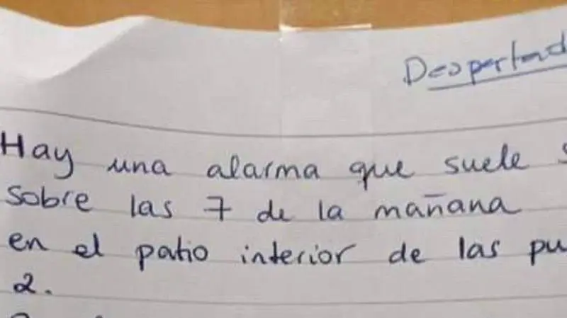  La sorprendente queja de unos vecinos 