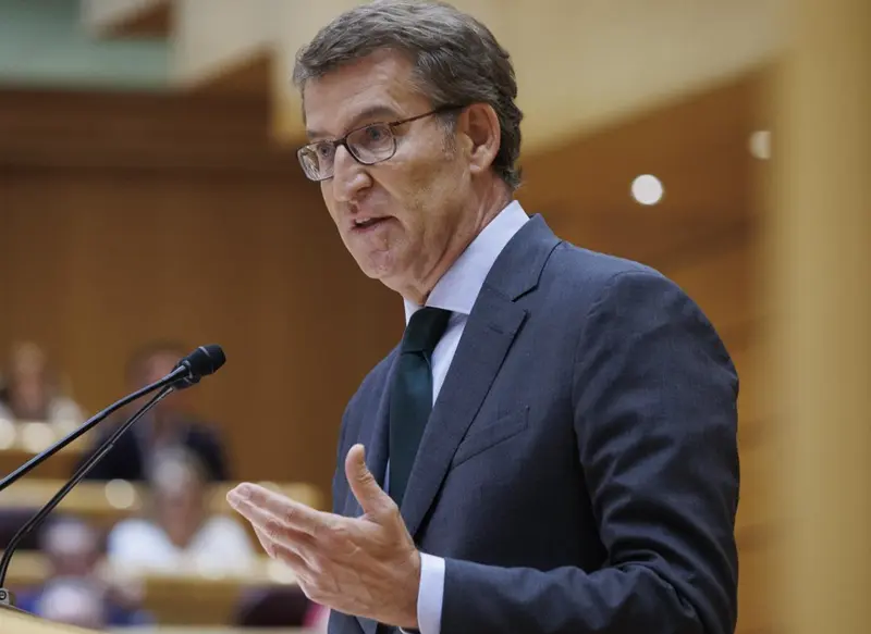  El presidente del Partido Popular, Alberto N&uacute;&ntilde;ez Feij&oacute;o. - Alejandro Mart&iacute;nez V&eacute;lez - Europa Press 