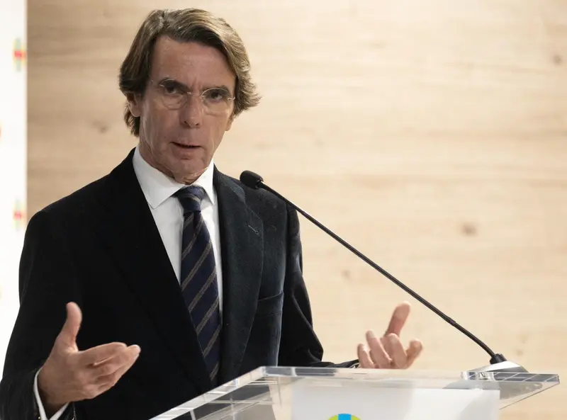  Archivo - El expresidente del Gobierno Jos&eacute; Mar&iacute;a Aznar inaugura el Congreso Internacional 'Antonio C&aacute;novas del Castillo: la Monarqu&iacute;a liberal espa&ntilde;ola en la Europa del siglo XIX', en la Universidad CEU San Pablo, a 29 de noviembre de 2022, en Madrid (Esp - Eduardo Parra - Europa Press - Archivo 