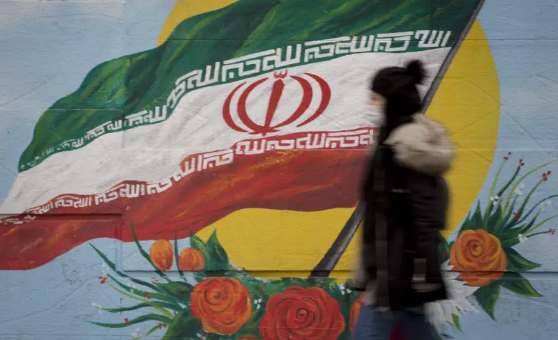  Archivo - Un mural con la bandera de Ir&aacute;n. - ROUZBEH FOULADI / ZUMA PRESS / CONTACTOPHOTO 