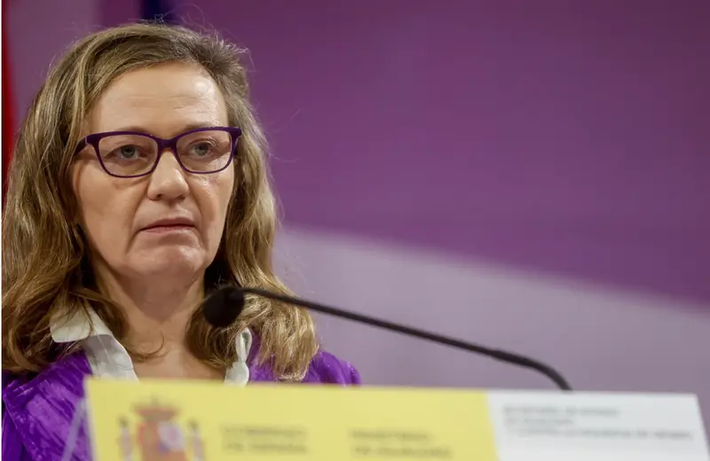  La delegada del Gobierno contra la Violencia de G&eacute;nero, Victoria Rosell, interviene durante la rueda de prensa - Ricardo Rubio - Europa Press 