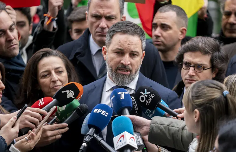  El presidente de Vox, Santiago Abascal. - A. P&eacute;rez Meca - Europa Press 