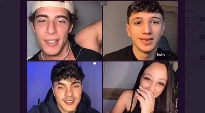  Los tiktokers en directo 