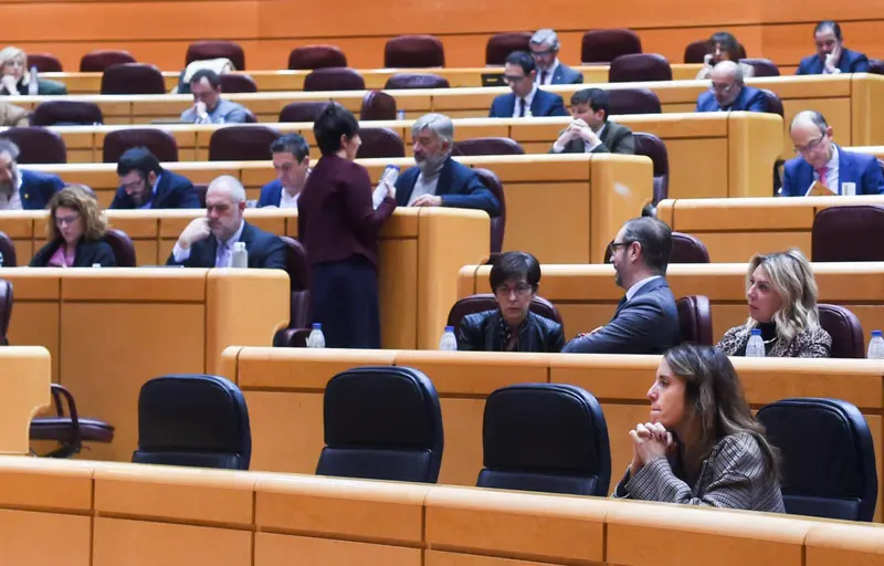  La ministra de Igualdad, Irene Montero, en el Senado. - Gustavo Valiente - Europa Press 